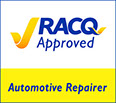 RACQ Approved Logo (smaller tick)